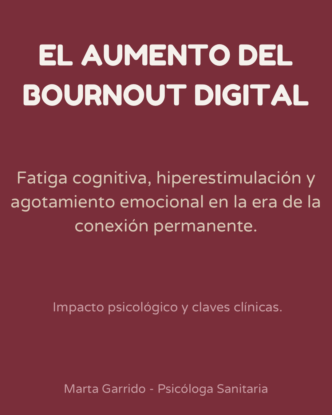 Ilustración/imagen estética que simboliza saturación mental y agotamiento por redes sociales (burnout digital).