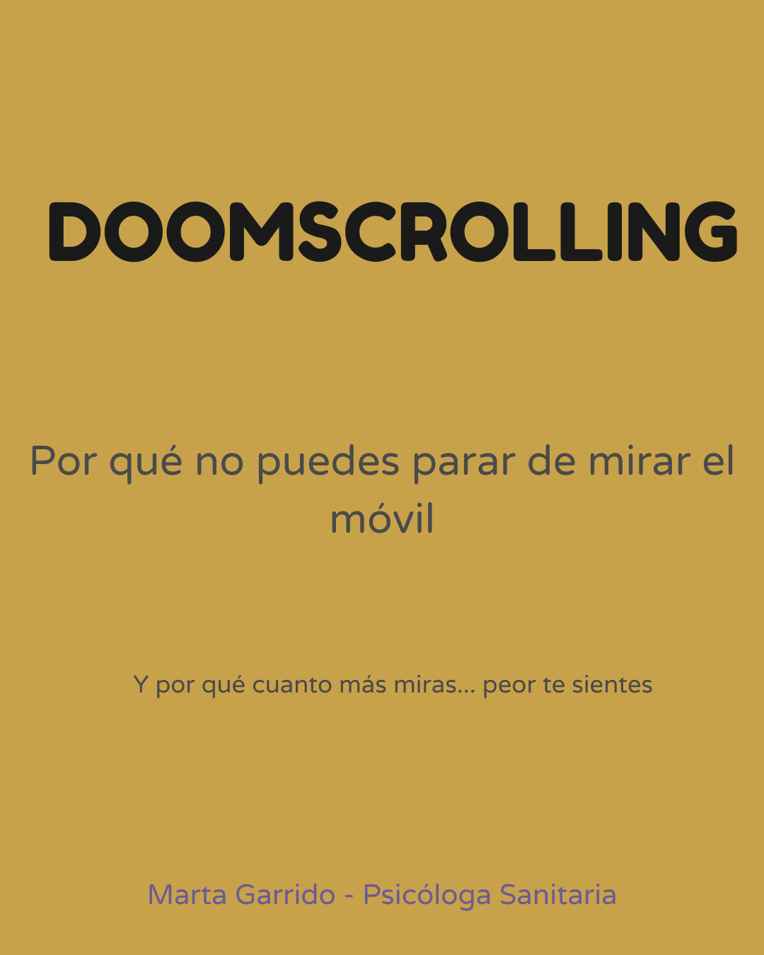 Doomscrolling y ansiedad: por qué mirar el móvil constantemente empeora el estado emocional