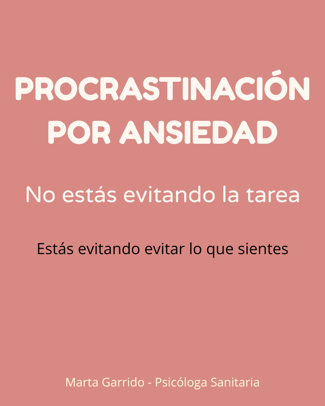 No es pereza: es miedo (procrastinación ansiosa)