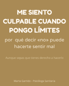 Cómo poner límites sin sentir culpa y aprender a decir que no sin sentirse egoísta