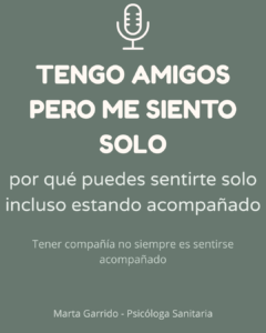 Portada del podcast Me siento solo aunque tengo amigos